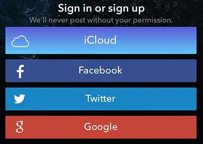 iCloud Sign-In